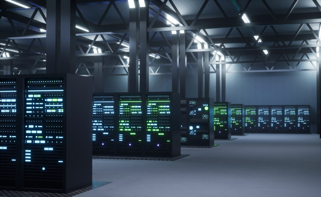 modern data center providing cloud services enabling businesses access computing resources storage demand internet server room infrastructure 3d render animation modern data center providing cloud services enabling businesses access computing resources storage demand internet server room infrastructure 3d render animation